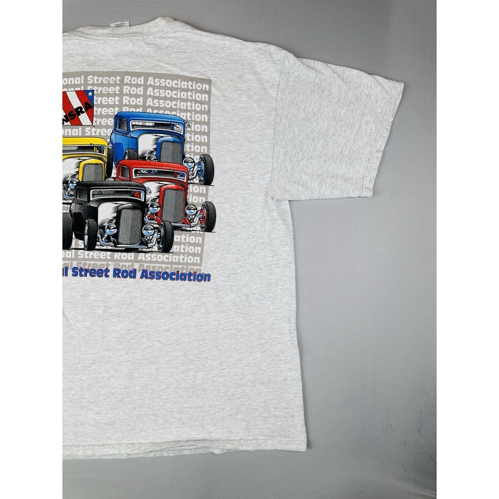 Vintage Y2K Hot Rod T Shirt NSRA Western Street Rod Nationals XL 2002 Car Show - Picture 7 of 9